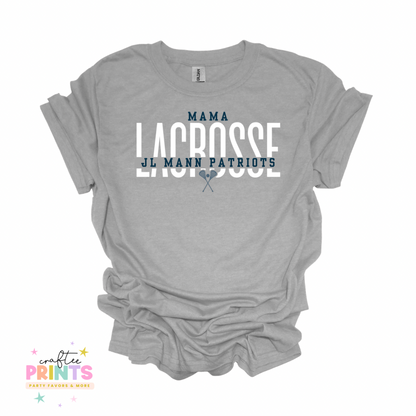 Lacrosse Mama | Family Name | Unisex T-Shirts | Adult | Youth | Toddler | Infant