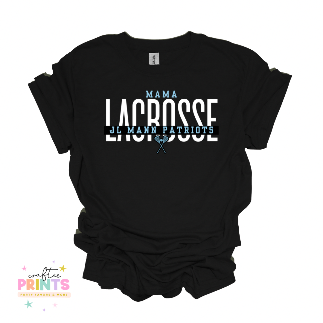 Lacrosse Mama | Family Name | Unisex T-Shirts | Adult | Youth | Toddler | Infant