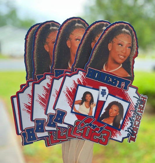 Mini Grad Pack | Graduation Fan | Graduation Buttons | Yard Sign | Graduation