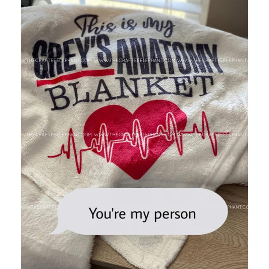 Grey’s Anatomy Blanket | Personalized Blanket | Netflix Series