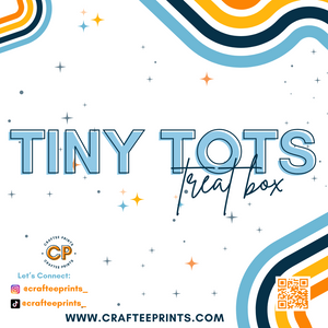 Tiny Tots Party Treat Box | Custom Favors | Custom Box Set | Age 1-4