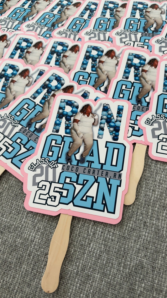 Mini Grad Pack | Graduation Fan | Graduation Buttons | Yard Sign | Graduation