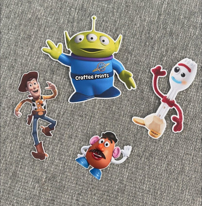 Custom Character Cutouts | Any Theme | Centerpiece Add-Ons | Set of 6