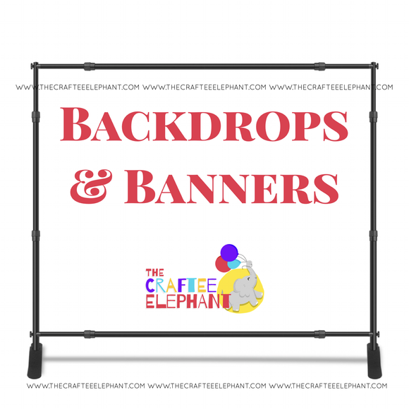 Banner & Backdrops (w x h)